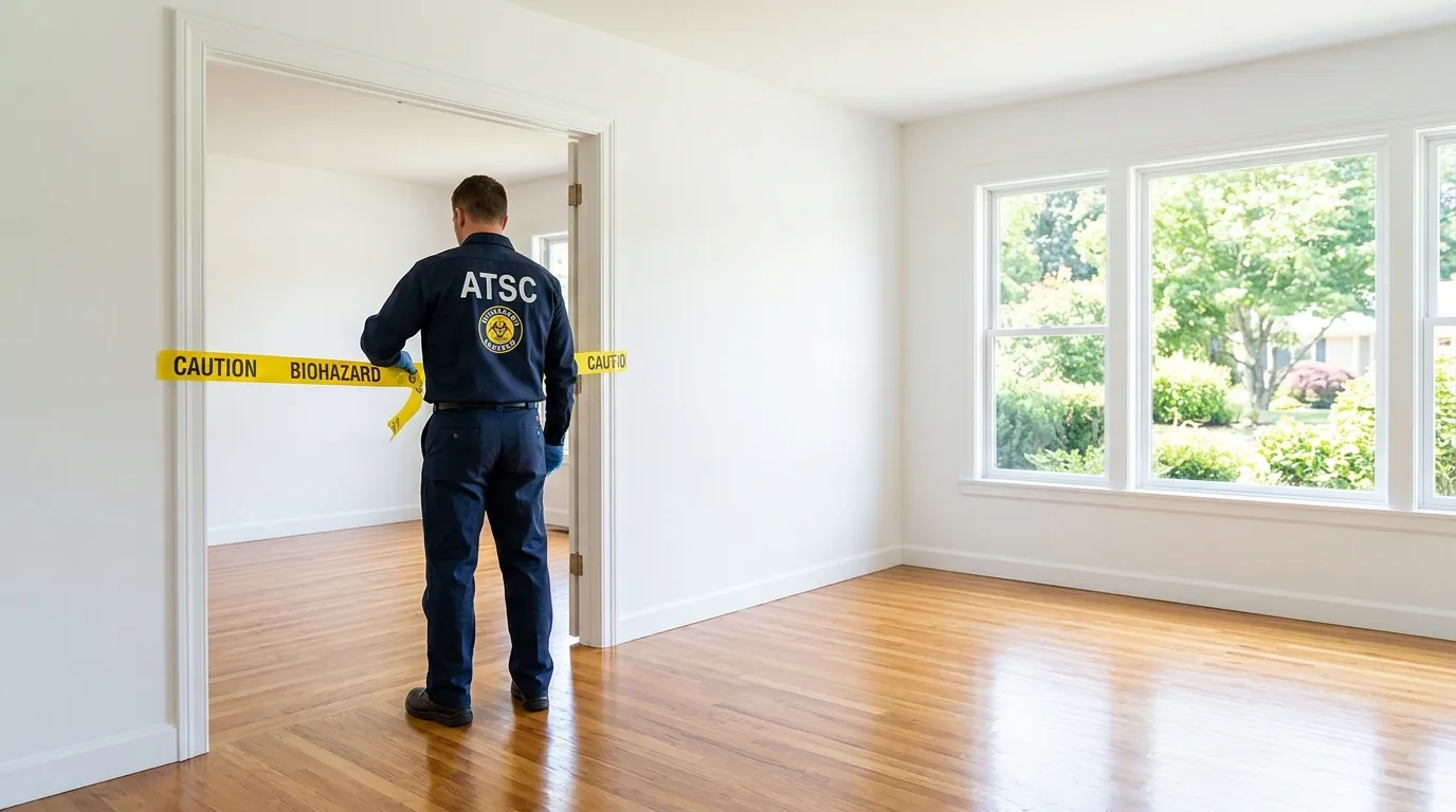 Certified biohazard cleanup crew performing Crime Scene Cleanup in Kernersville